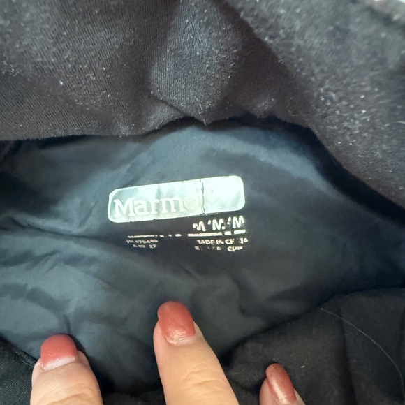 Marmot Women’s Black Hybrid Quilted Jacket Size M Insulated Full Zip Outdoor - Picture 5 of 7